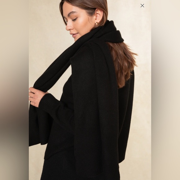 NakedCashmere BONNIE RIBBED CASHMERE SCARF - NWT - Picture 2 of 6